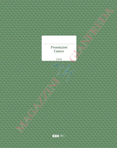 FASCICOLO PROGRAMMAZIONE PRENOTAZIONE 40 CAMERE ALBERGO E2838